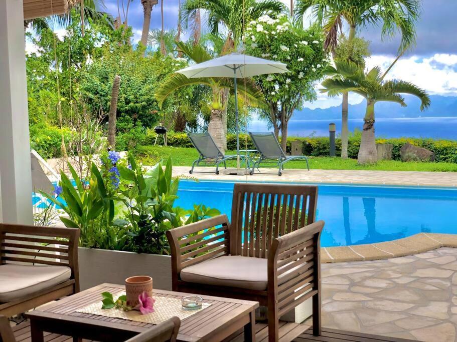Chambre Totalement Equipee Avec Vue Imprenable!!! Punaauia  Bagian luar foto